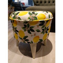 Mercan Mobilya Puf Bench Yuvarlak 42 cm