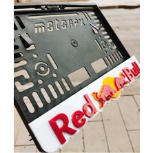 Pi Dekorasyon Motor Uyumlu Plakalık Red Bull Takmatik Pleksi 3D Kabartma Lazer Kesim