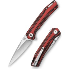 Trivisa VOLANS-03RB | Astar Kilitli | Katmanlı Mikarta Sap | 154CM Çelik Çakı | TY10-RBG-154