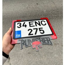 Pi Dekorasyon Motorsiklet Pleksi Plakalık Özel Tasarım