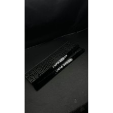 Pi Dekorasyon 3D Lüx Standartlara Uygun Takmatik Pleksi Plakalık