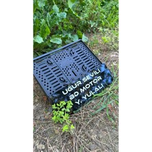 Pi Dekorasyon 3D Lazer Kesim Motosiklet Pleksi Plaka Lık