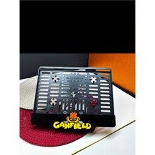 Pi Dekorasyon Motor Plakalık "garfield''takmatik Lazer Kesim Pleksi ( 1 Adet )