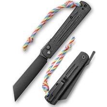 Trivisa HYDRA-04B | Higonokami Düğmeli Kilit | Mikarta Sap | 10CR15COMOV Çelik Çakı | TY11-BM-10