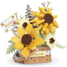 NessiWorld P1085 Çiçek Buketi 498 Parça Block Oyuncak
