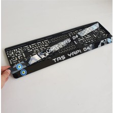 Pi Dekorasyon 2 Adet Nazar Boncuklu Pianoblack Lazer Kesim Plakalık