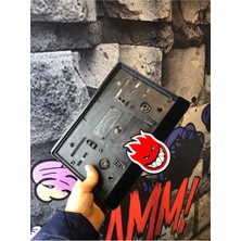 Pi Dekorasyon Alevli Motor Plakalık