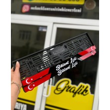 Pi Dekorasyon Ay Yıldız Model Isime Özel Pleksi Plakalık