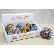 Neva Prime Kedi Taşlı El Aynası Yuvarlak Ince