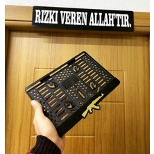 Pi Dekorasyon Silah Motorsiklet Plakalık