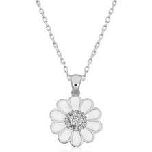 Inure Jewelry Gümüş Papatya Kadın Kolye