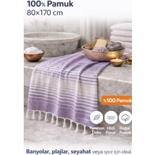 Luna Çeyiz Hediyelik %100 Pamuk Peştemal Havlu 80X170 cm - Hafif, Hızlı Kuruyan, Yumuşak Dokulu
