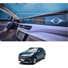 Velvoria Togg T10F Dijital Gösterge Bilgi Ekranı Multimedya Bütün Set Esnek Nano Ekran Koruyucu