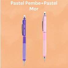 KarmaOfis My Iq Plus Versatil Kalem 0.7 Pastel Pembe + Pastel Mor