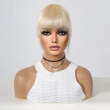 Esranın Dünyası Yoğun Gerçek Saç Perçem - Beyaz Platin RSPM34-ESRDNS