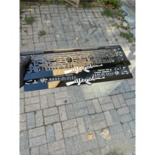 Pi Dekorasyon Araba Pleksi Plakalık