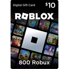 Roblox Robux Gift Card - 800 Robux (Tam Yüklenir)
