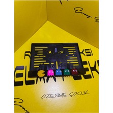 Pi Dekorasyon 3D Pacman Motor Pleksi Plakalık