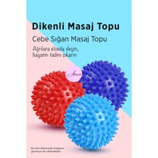 Feyza Design El, Ayak ve Vücut Egzersiz Topu, Duyu Uyarıcı ve Masaj Topu