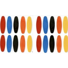 Allians 20 Adet Profesyonel Bağlama Mızrabı Çöğür, Numaralı ve Çift Taraflı