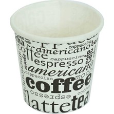 OEM Karton Bardak 4 Oz Kullan At Çay Kahve Sıcak Kağıt Otomat Bardağı 50 Li 1 Paket