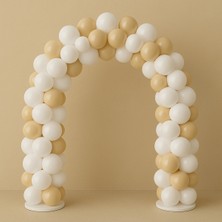 Balon Seti 60 Adet ( Deniz Kumu-Beyaz)