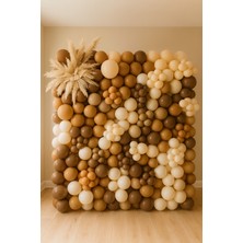 Balon Seti 60 Adet ( Çikolata-Karamel-Beyaz-Deniz Kumu)