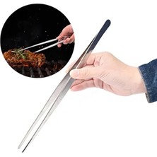 Seç Al Burada Çelik Mutfak Cımbızı Çelik Yemek Cımbızı Aşçı Şef Cımbızı 30 cm