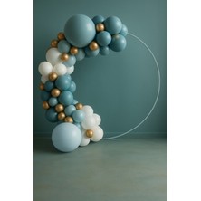 Balon Seti 65 Adet ( Derin Okyanus-Beyaz-Fırtına Mavisi)