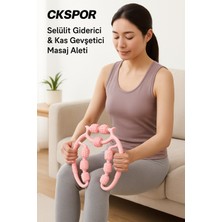 Feyza Design 9 Tekerlekli Masaj Aleti ile Kas Rahatlatma ve Kan Dolaşımını Destekle