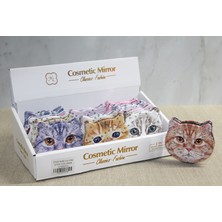 Neva Prime Taşlı Kedi El Aynası