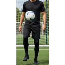 Bumerangspor Futbol Forma Şort Altı Sporcu Uzun Tayt Içlik - Siyah