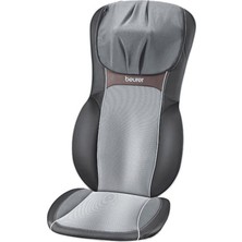 Feyza Design Siyah Gri Shiatsu Masaj Koltuk Minderi – Rahatlatıcı Isıtma Özelliği