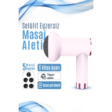 Feyza Design Tüm Vücut Kablosuz Masaj Aleti, 5 Başlıklı, Şarjlı, Taşınabilir