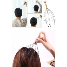 Feyza Design Yumuşak Uçlu Rahatlatıcı Kafa Masaj Teli ve Ahtapot Tarzı Rahatlatıcı Aleti