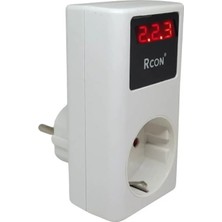 Rcon Rcv-02 Prizmatik Tasarım Ayarlanabilir Voltaj ve Akım Koruyucu Priz
