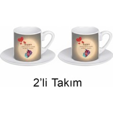  Bade Sevgililer Gününe Özel Ikili Kahve Fincanı