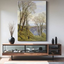 TosbArt William Henry Hunt Bahar Çiçekleri Ağaç Manzarası Kanvas Tablo Ressam Tablosu