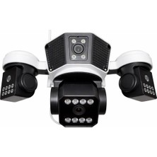 O-kam Okam 8080 Çift Lensli Akıllı Wi-Fi Güvenlik Kamerası | 360° Tam Alan Koruma