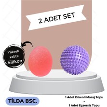 Feyza Design 7.5 cm Kas Güçlendirici ve Stres Topu, Fizik Tedavi Destekli