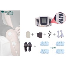 Feyza Design Fizik Tedavi Masaj Aleti ve Tens Cihazı ile Rahatlatıcı Terlik Seti (16 Adet)