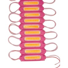 Powerr Led Aydınlatma 20 Adet 12 Volt 2 Watt Pembe Cob LED Modül IP65