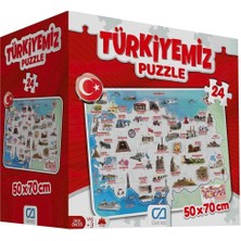 Games Türkiyemiz Puzzle 24 Parça 5079