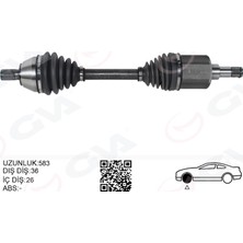 GVA Xmpdby Ön Aks Komple Sol Volvo C30 10- D2 S40 Ii 10- D2 V50 10- D2 Mekanik Şanziman 6 Vites