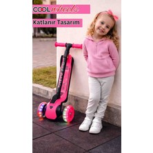 Toha Cool Wheels Cortix Katlanır Scooter 3+ Yaş - Işıklı 3 Tekerlekli Çocuk Scooter