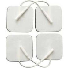 Feyza Design Kablolu Tens Cihazı Yedek Elektrot 5x5, 4 Lü Tens Pedi Seti