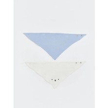 LC Waikiki Baskılı Kız Bebek Mama Önlüğü 2 Li  (S6)