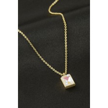 Osense Dikdörtgen Cam Kolye