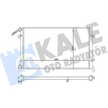 Kale Xmpdby Radyatör A3-Leon-Toledo 3-Octavia-Golf 5-6-Jetta 3-Passat-1.4-1.6/2.0fsi 03 At/mt Ac/nac 23MM Al/mknk 650X414X23 1K0121251DL-1K0121251AP-1K0121251CE-1K0121251H-1K0121253F-1K0121251CN-1K012125