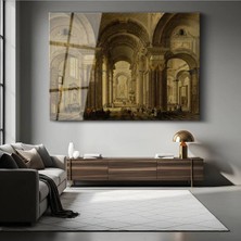 TosbArt Giovanni Paolo Panini Katedral Iç Mekan Mimari Temperli Cam Tablo Sanat Tablosu